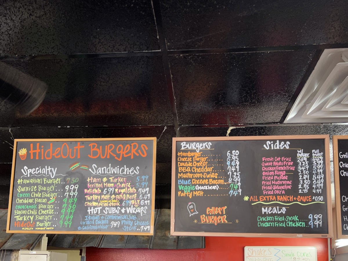 Menu Hideout Burgers-6