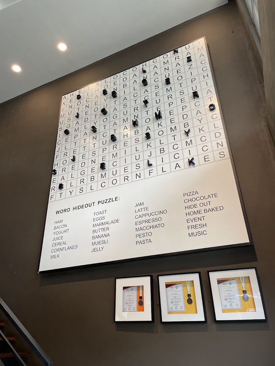 Menu Hideout Cafe 60-6