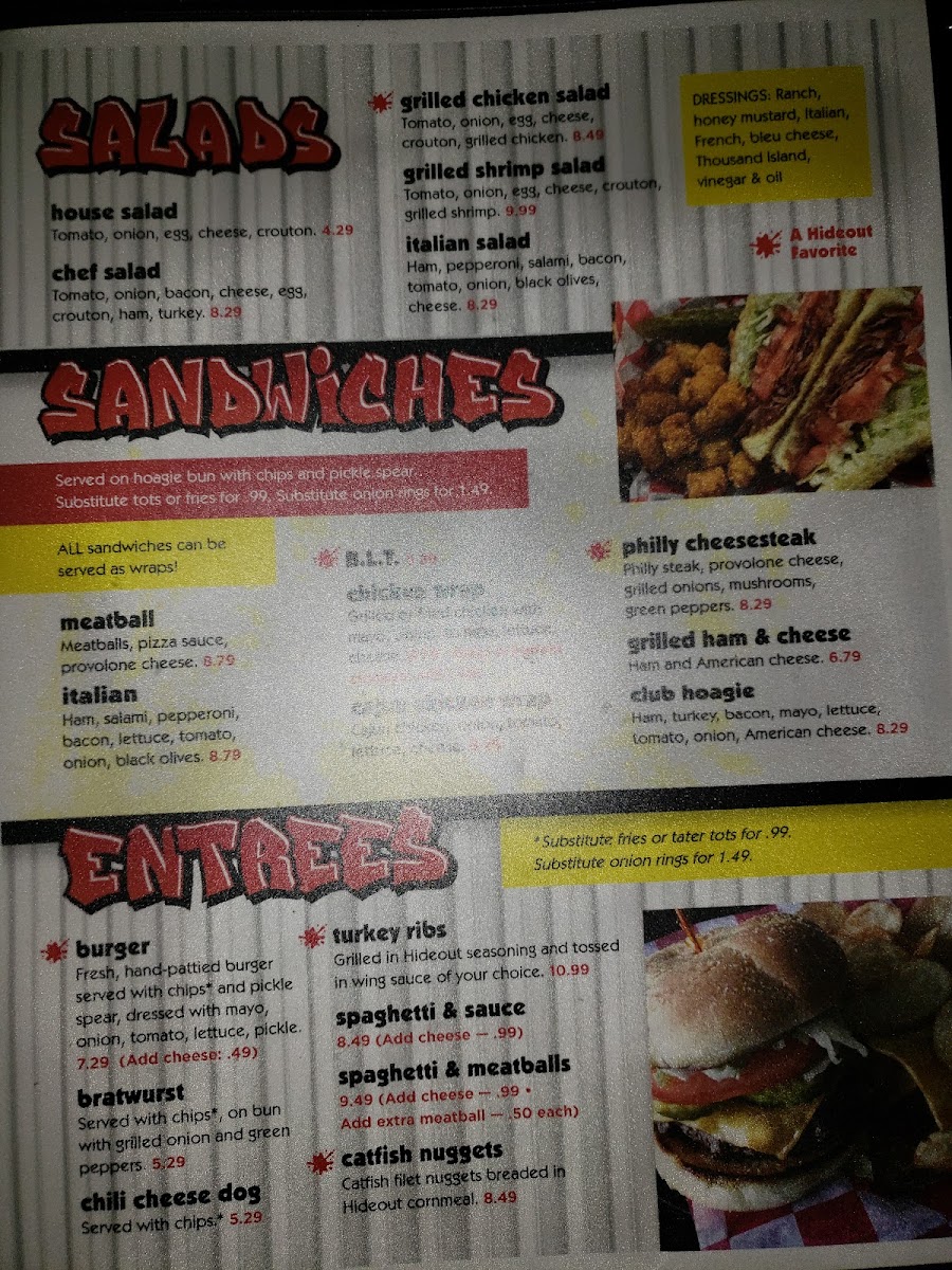 Menu Hideout Pizzaria-3