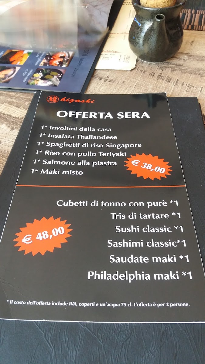 Menu Higashi-1