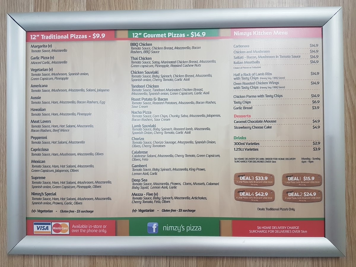 Menu High Street Pizza & Pasta-6