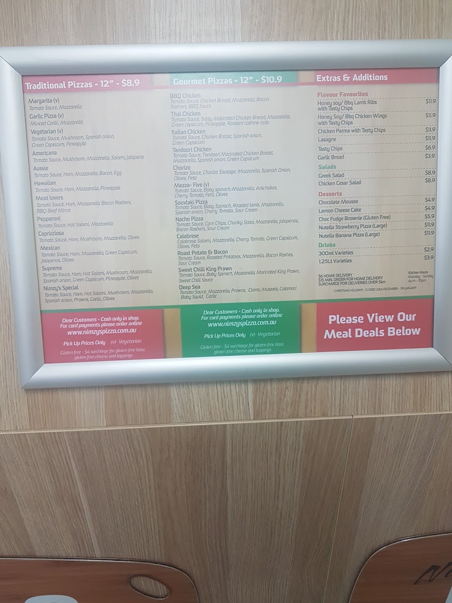 Menu High Street Pizza & Pasta-8