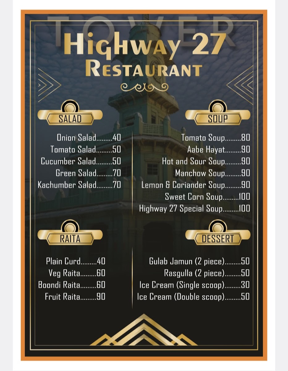 Menu Highway 27 Restaurant-2
