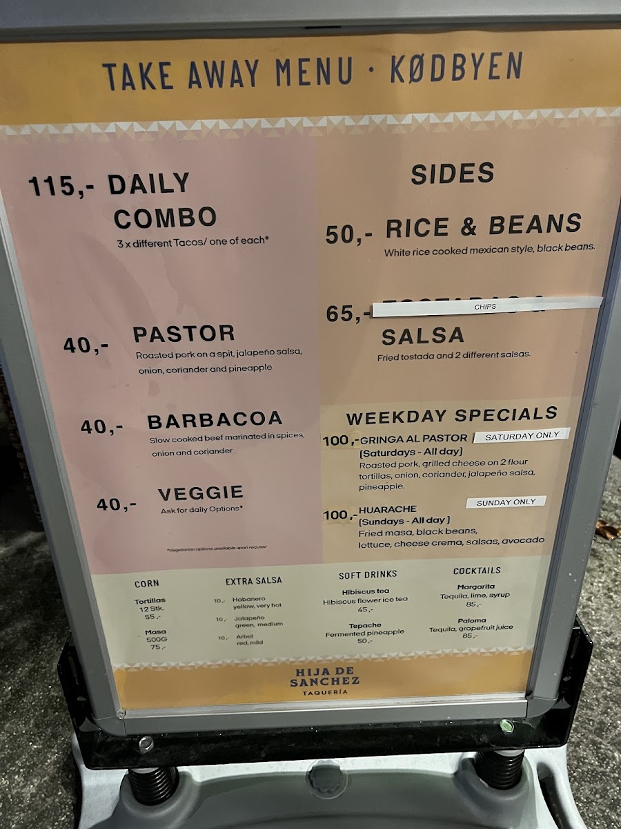 Menu Hija De Sanchez Kødbyen-4