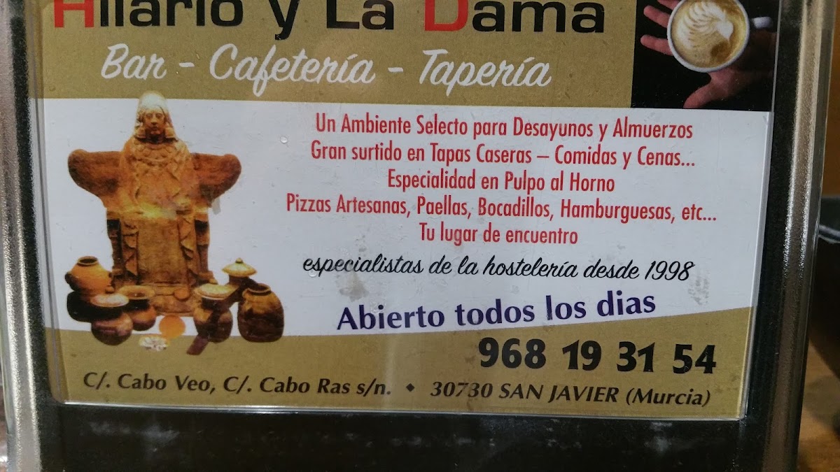 Menu Hilario Y La Dama-9