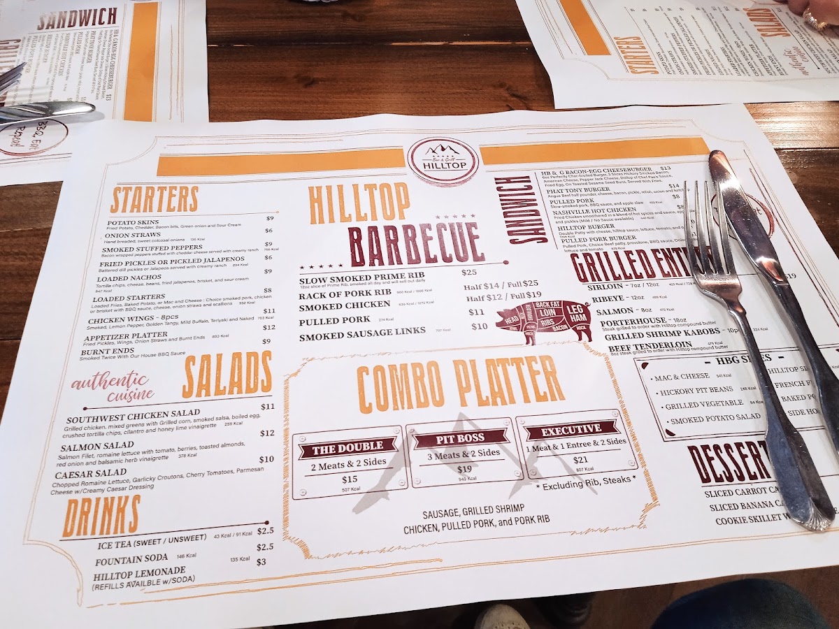 Menu Hill Top Bar And Grill-3