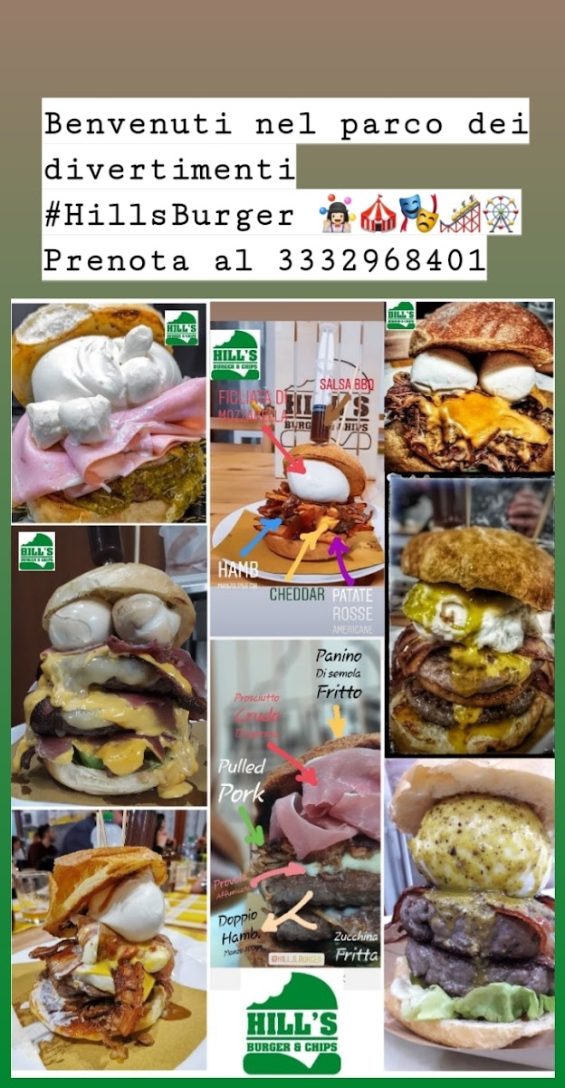 Menu Hill's Burger & Chips By Antonio-8