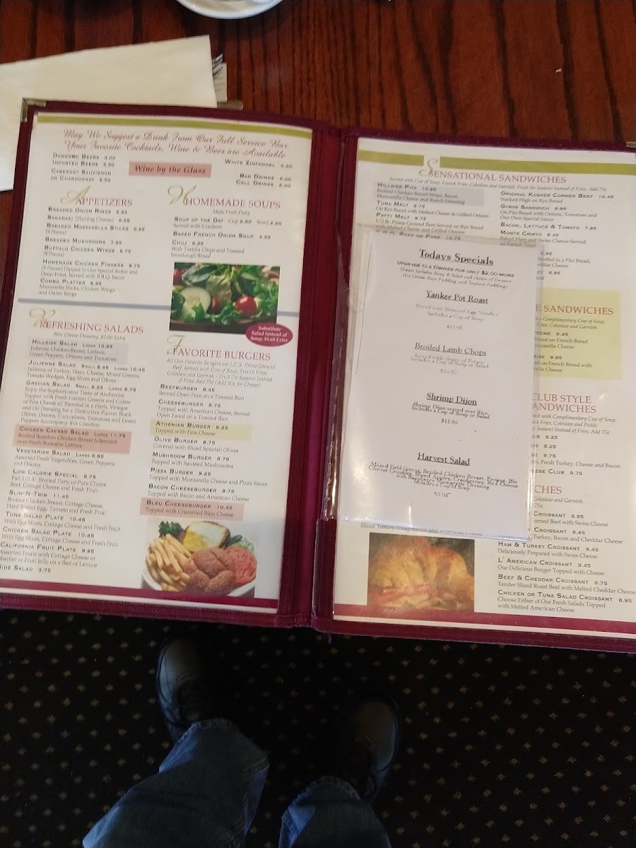 Menu Hillside Restaurant-10