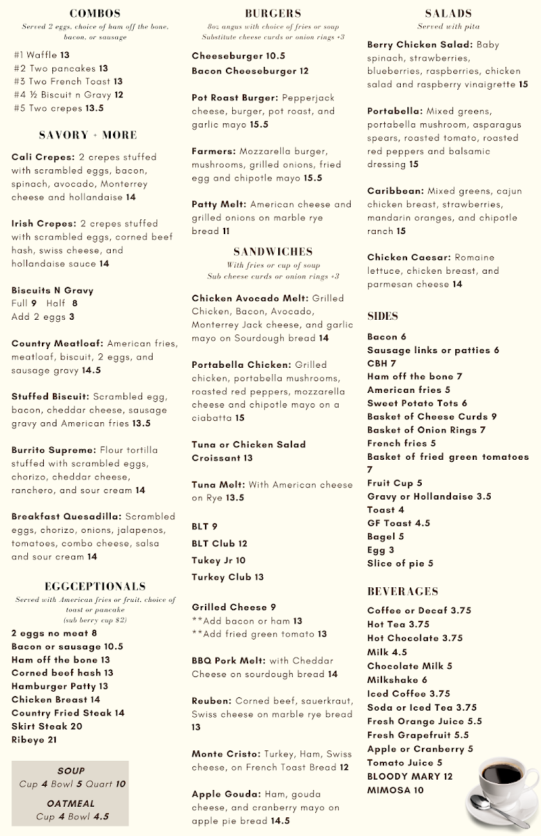 Menu Hillside Restaurant-2