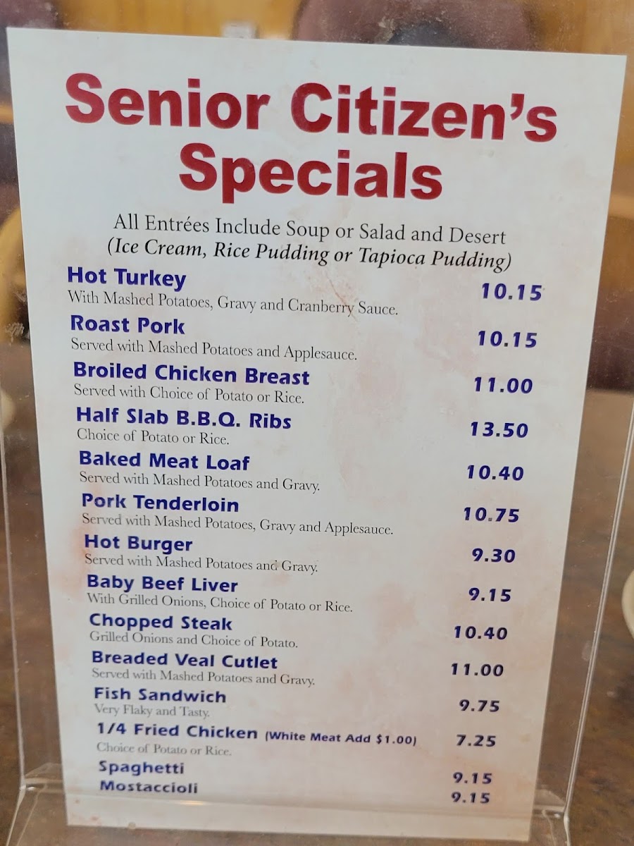 Menu Hillside Restaurant-5