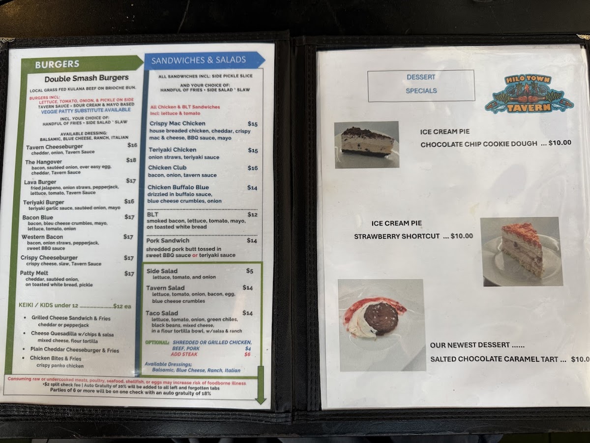 Menu Hilo Town Tavern-9