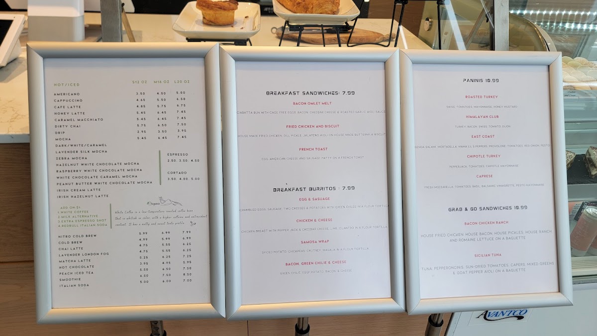 Menu Himalayan Coffee Roasters Seattle-8