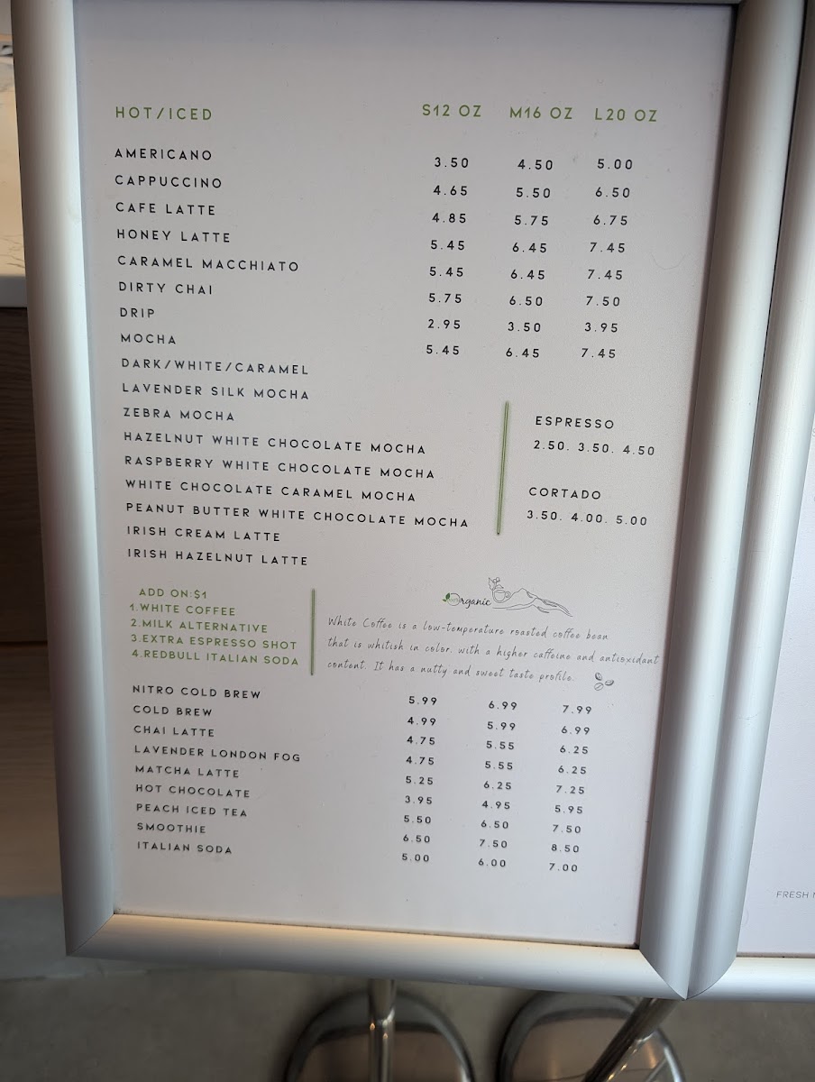 Menu Himalayan Coffee Roasters Seattle-9