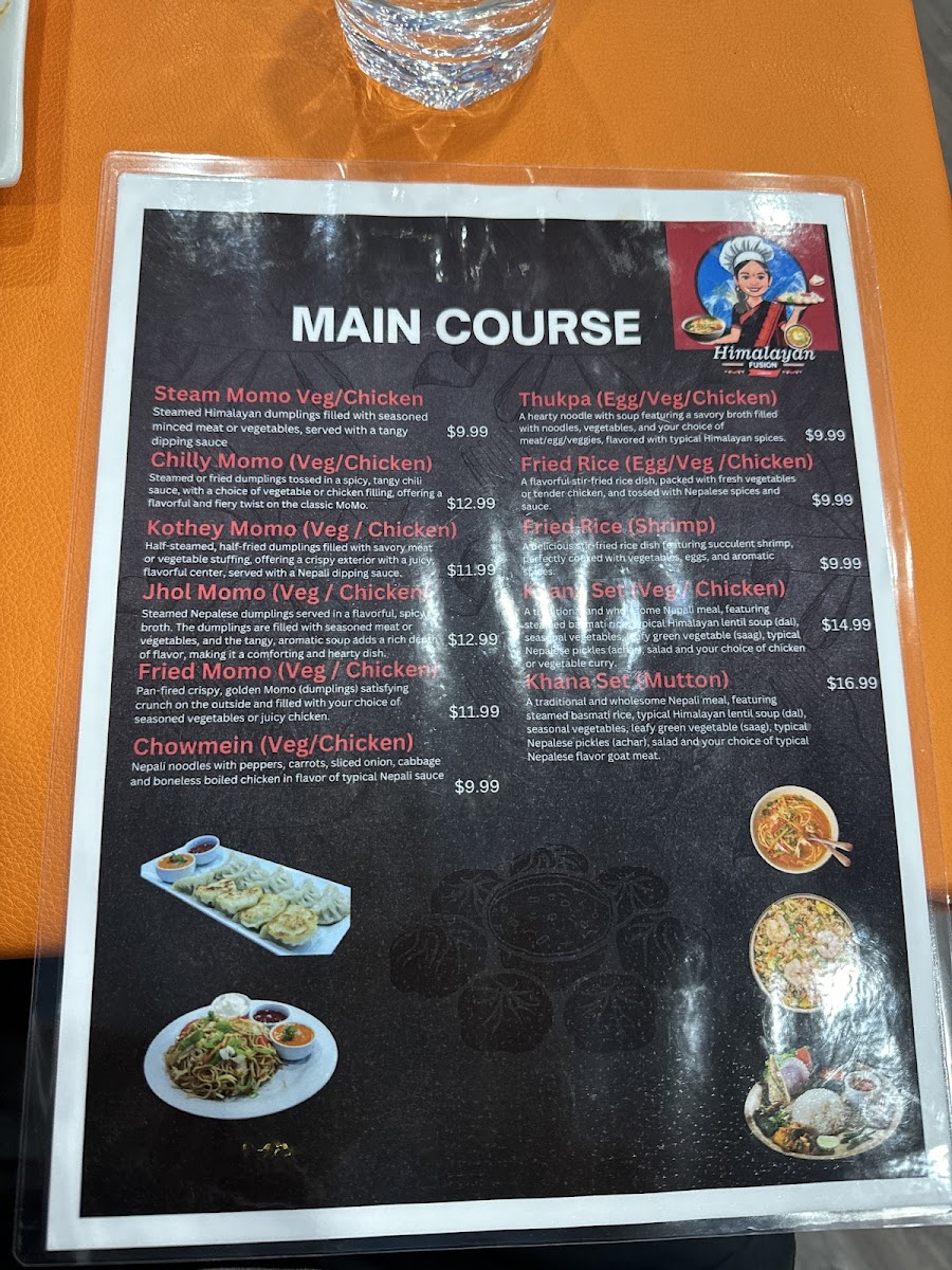 Menu Himalayan Fusion-2