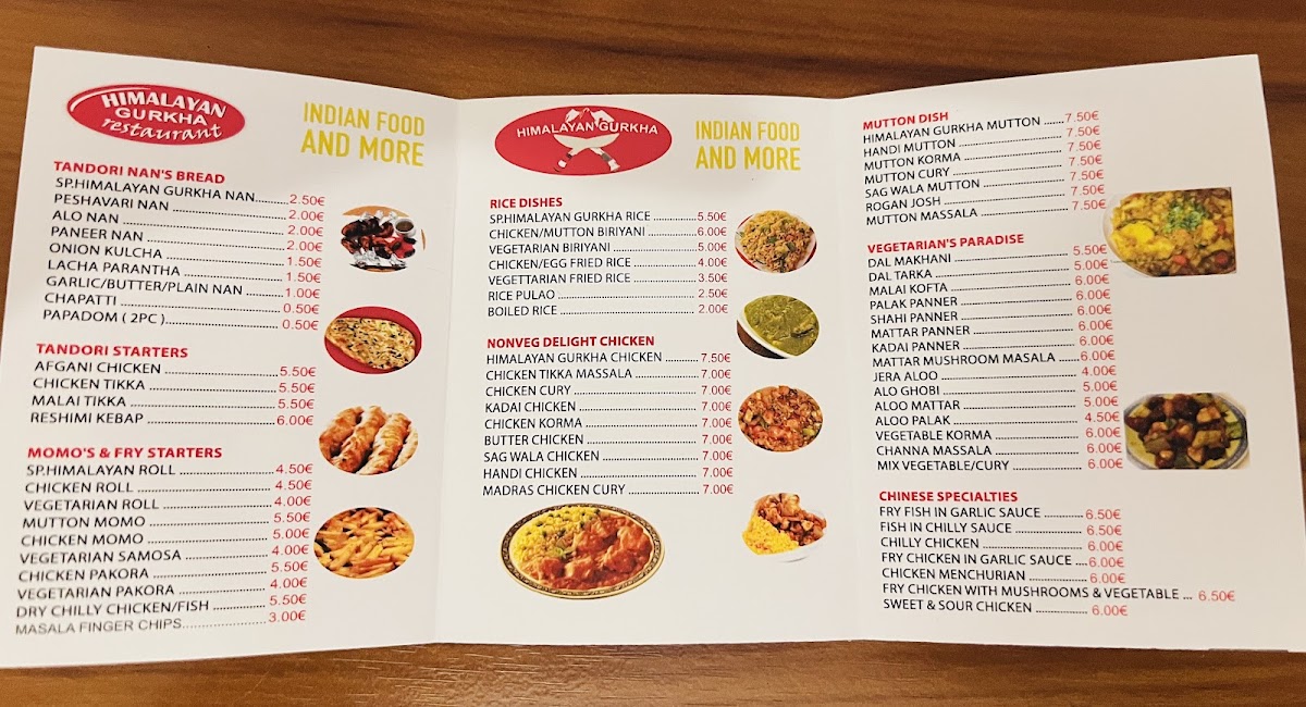 Menu Himalayan Gorkha Restaurant-1