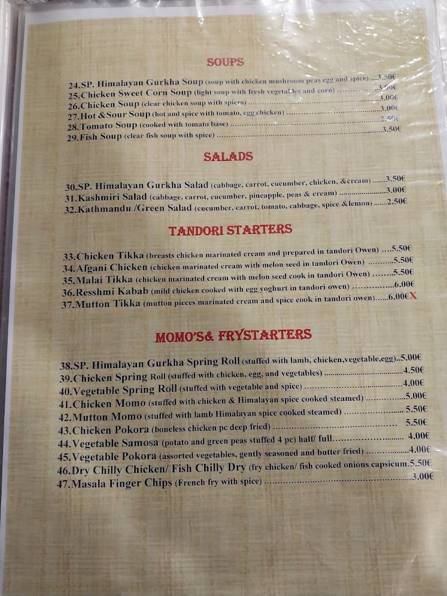 Menu Himalayan Gorkha Restaurant-2