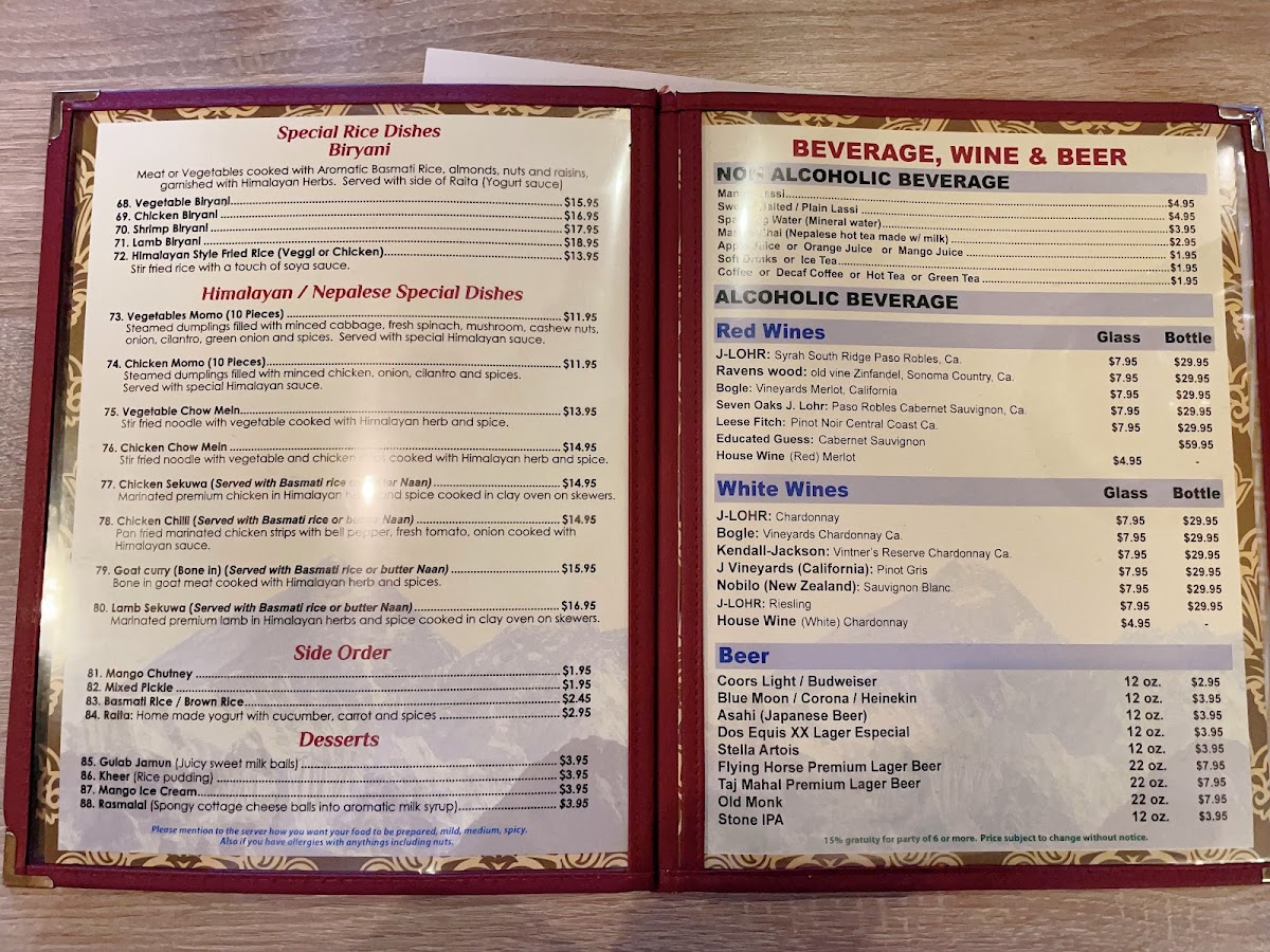 Menu Himalayan Grill-6