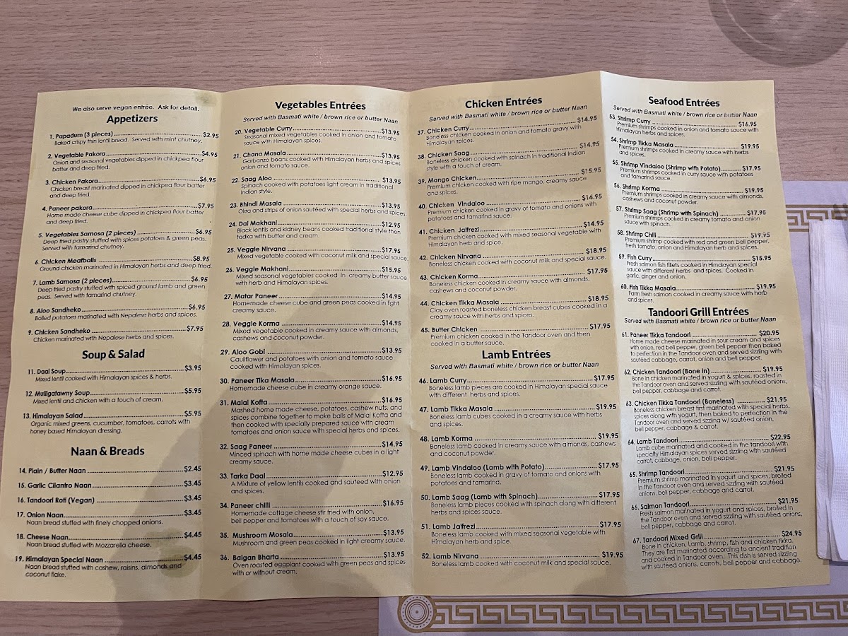 Menu Himalayan Grill-9