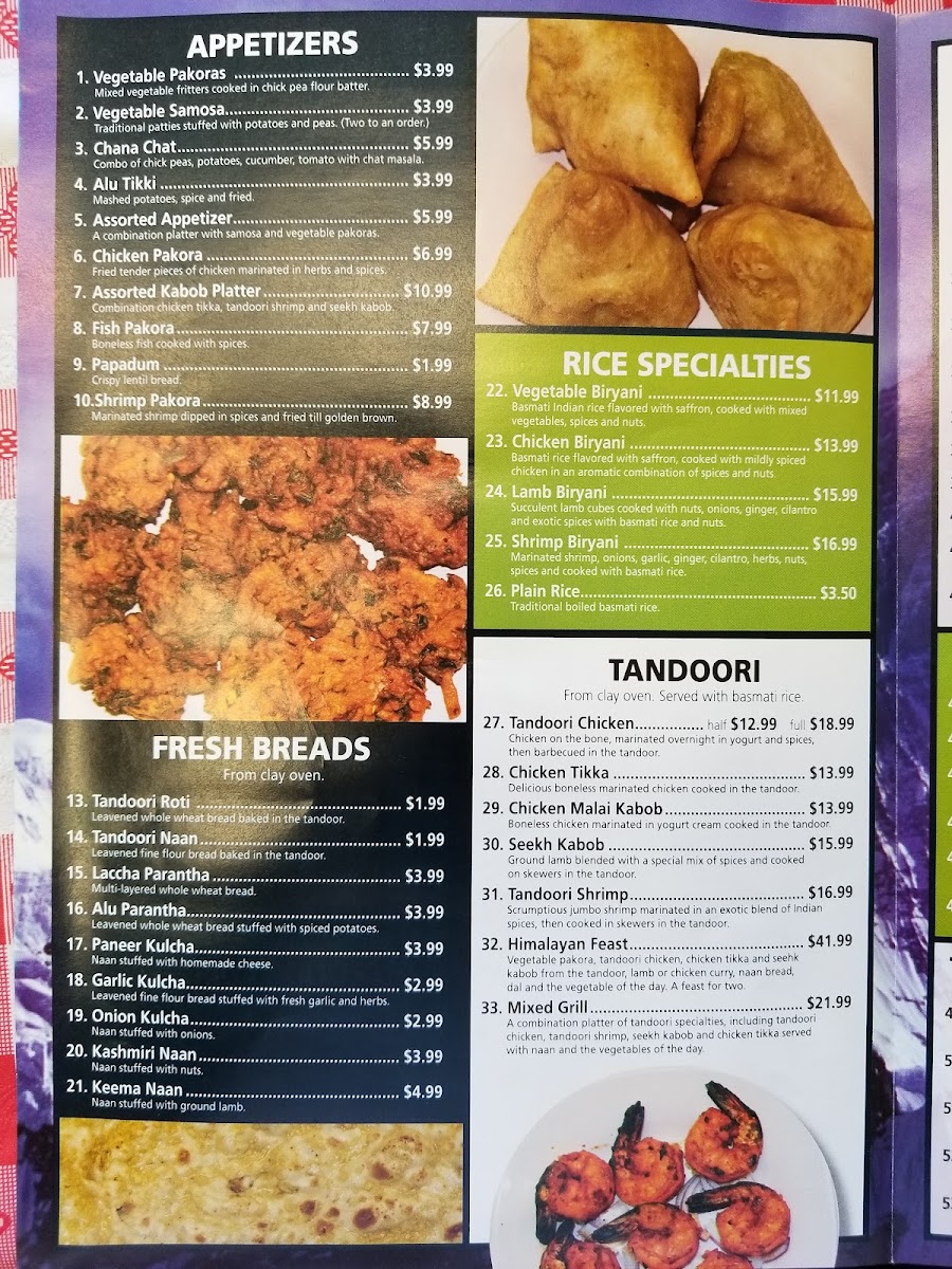 Menu Himalayan House - Nepalese/indian Restaurant-4
