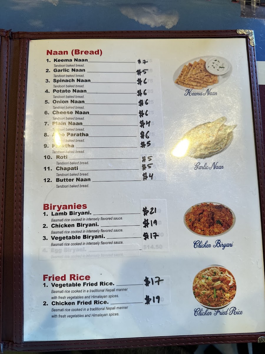 Menu Himalayan House-9