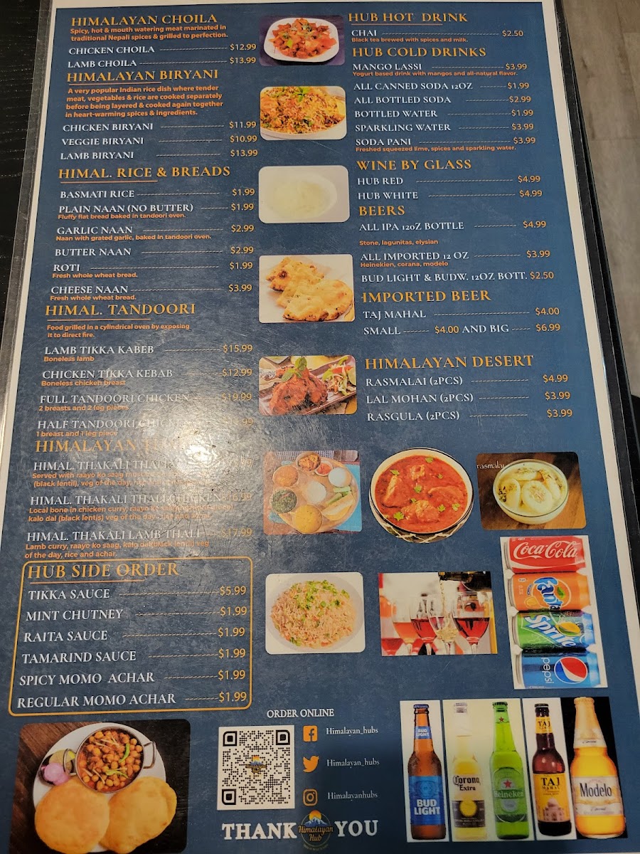 Menu Himalayan Hub / Best Nepali And Indian Food In San Francisco-5