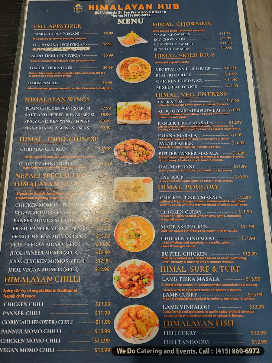 Menu Himalayan Hub / Best Nepali And Indian Food In San Francisco-6