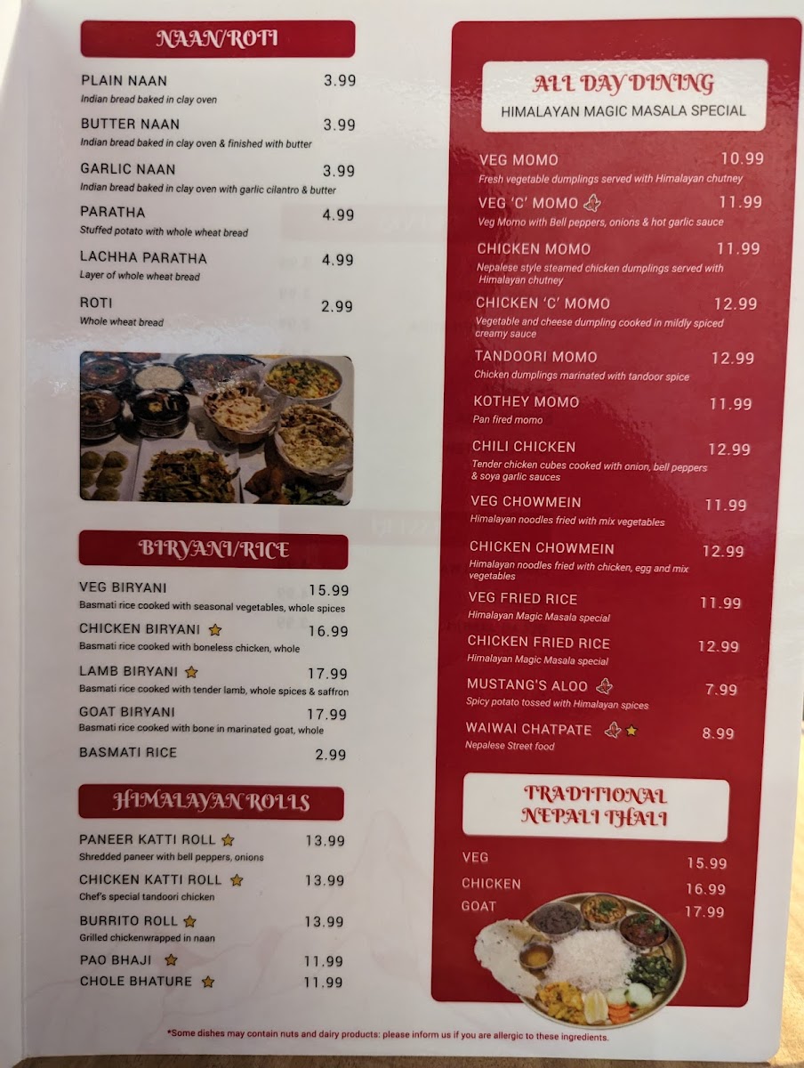 Menu Himalayan Magic Masala-10