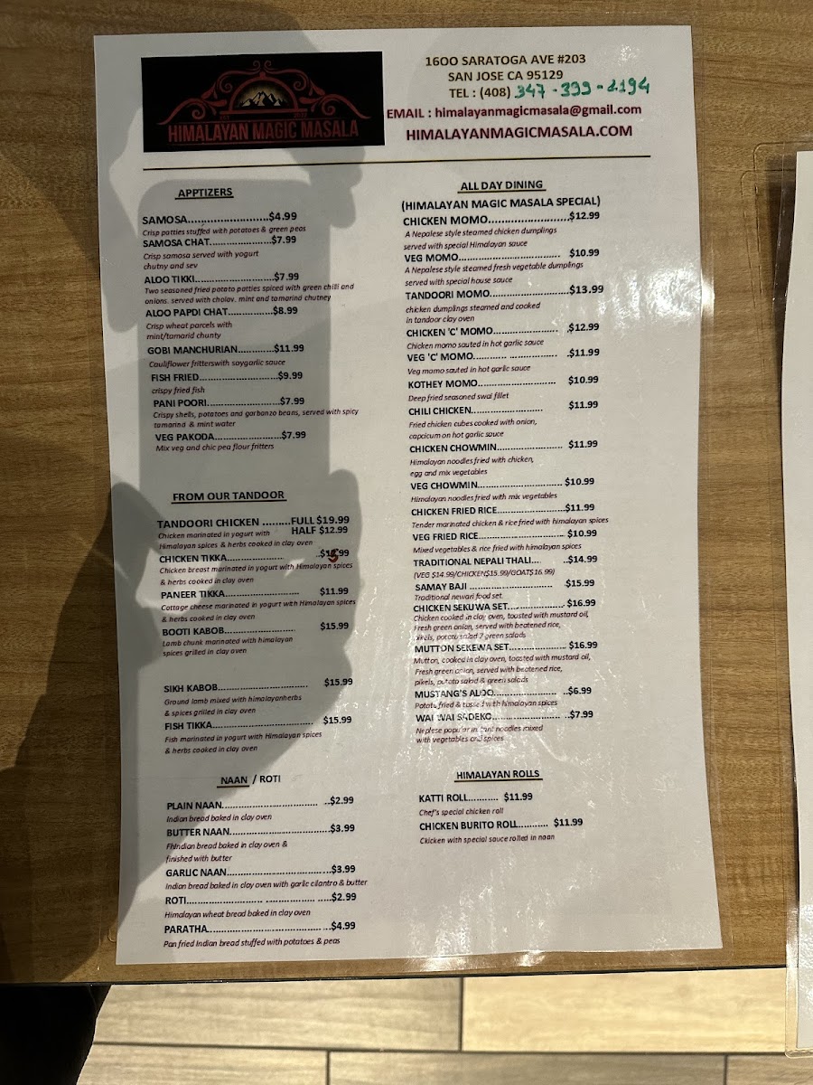 Menu Himalayan Magic Masala-3