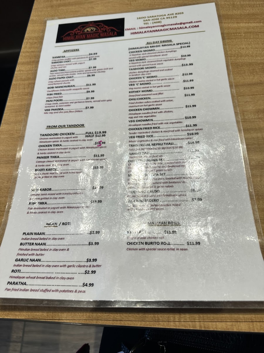 Menu Himalayan Magic Masala-5