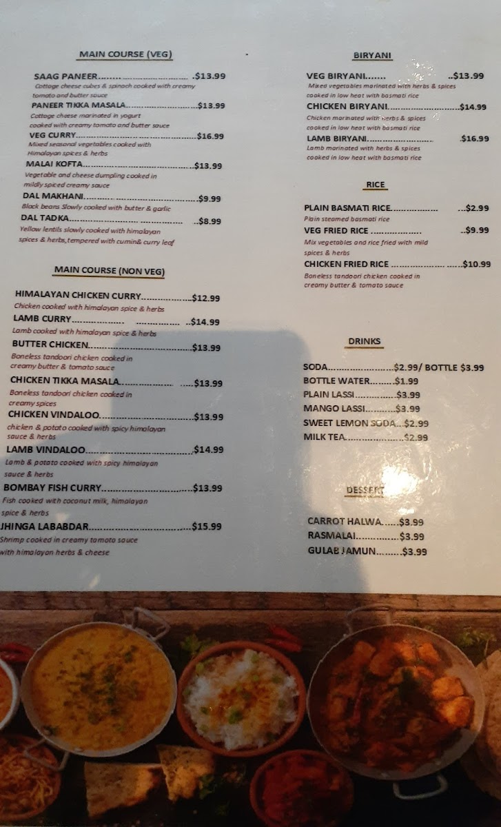 Menu Himalayan Magic Masala-7