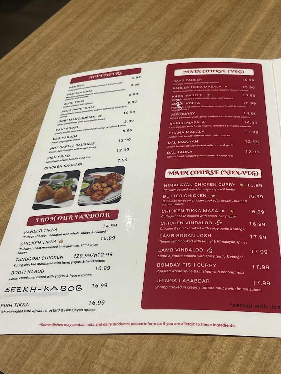 Menu Himalayan Magic Masala-8