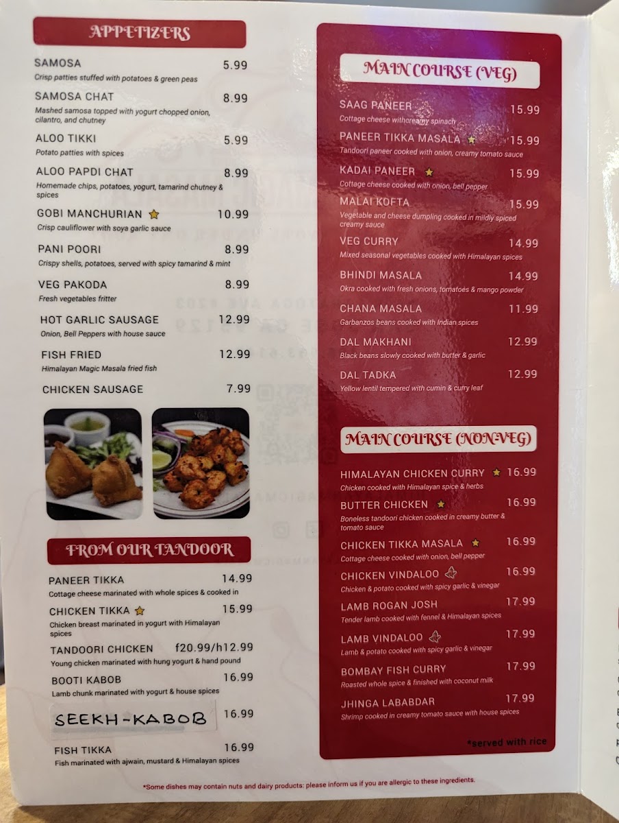 Menu Himalayan Magic Masala-9