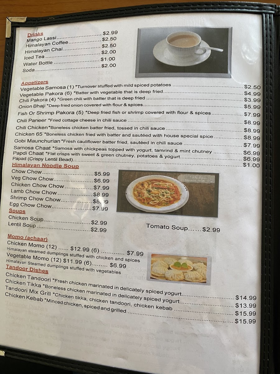 Menu Himalayan Range Nepali Restaurant-6