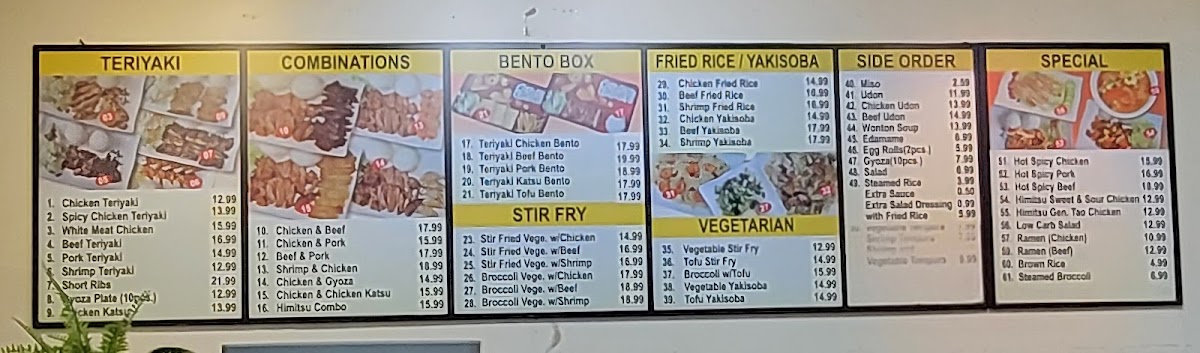 Menu Himitsu Teriyaki-1