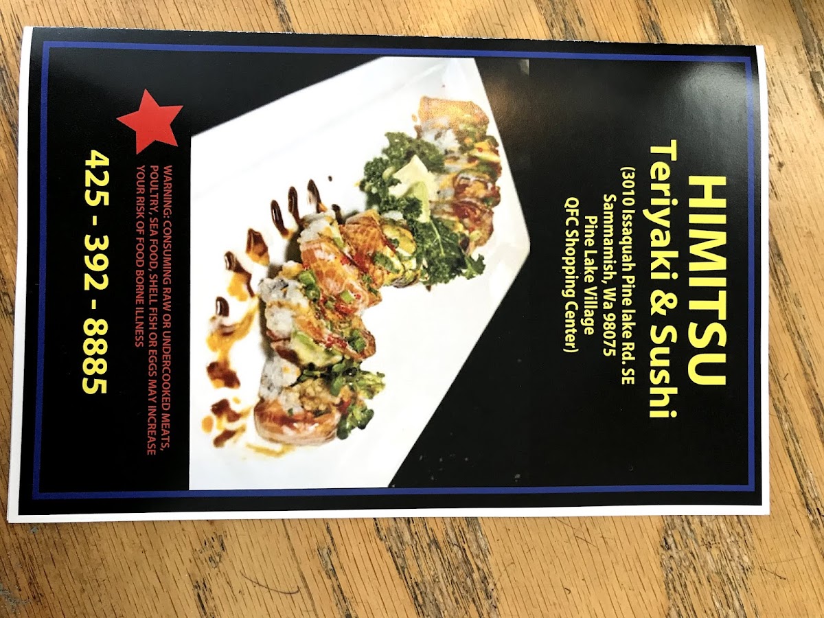 Menu Himitsu Teriyaki-10