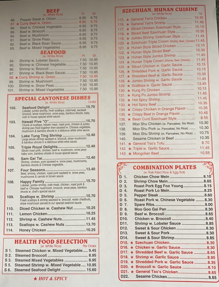 Menu Hing Wang Chinese Restaurant-2