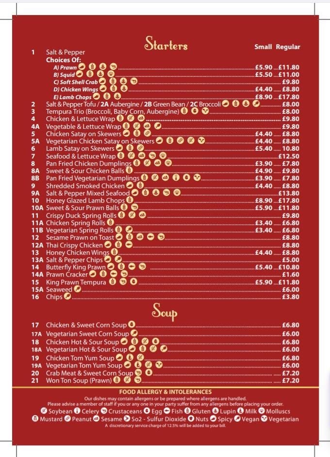 Menu Hing's Kitchen-1