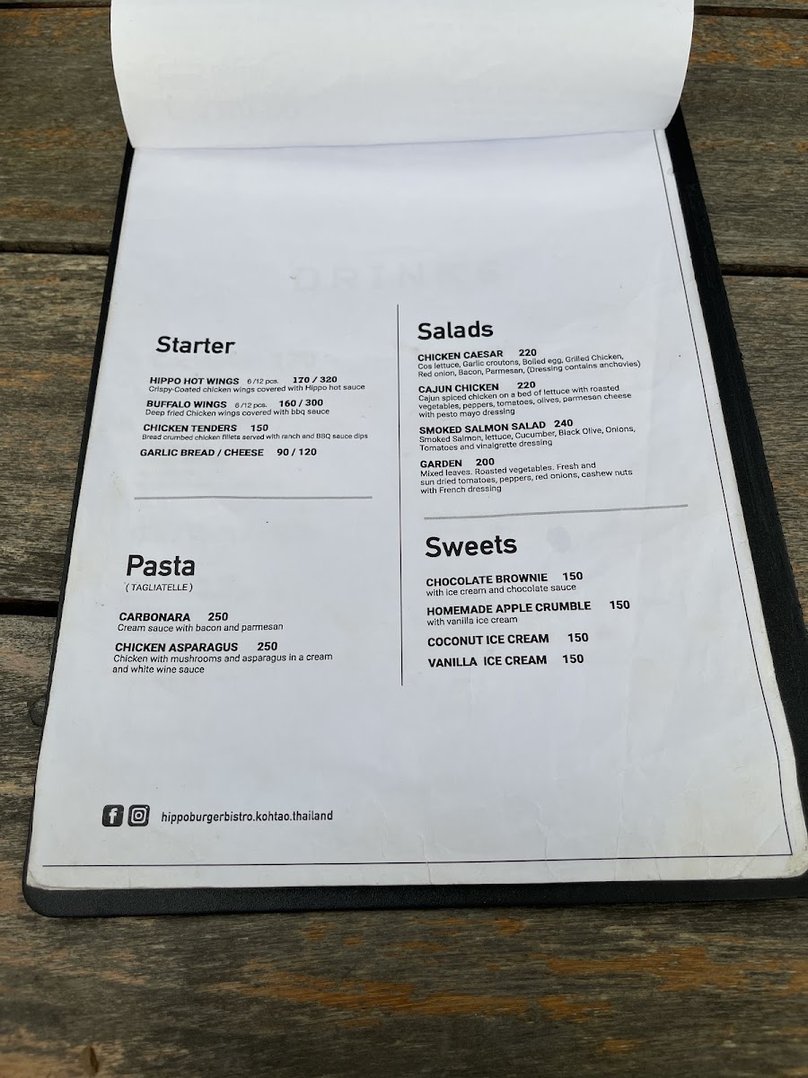 Menu Hippo Burger Bistro-5