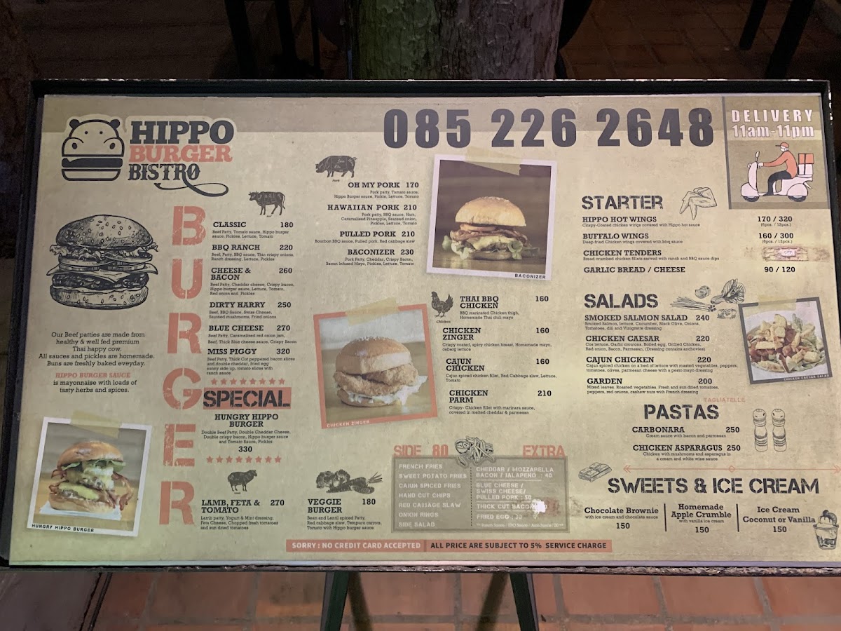 Menu Hippo Burger Bistro-9