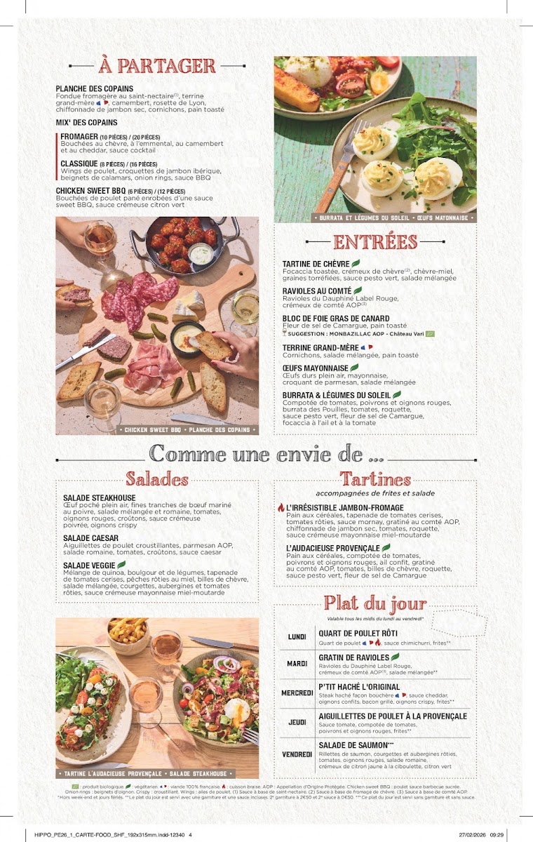 Menu Hippopotamus Steakhouse-2