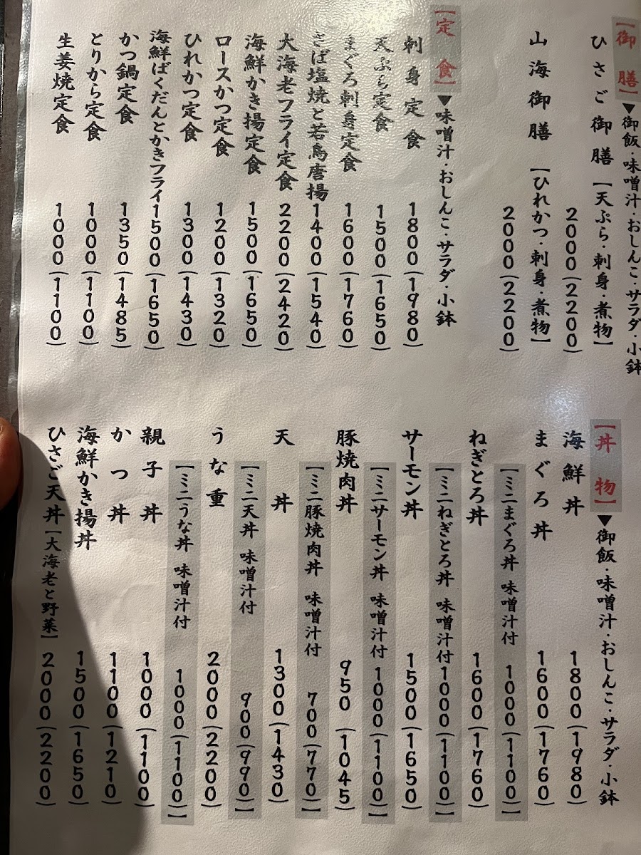Menu Hisagotei-5