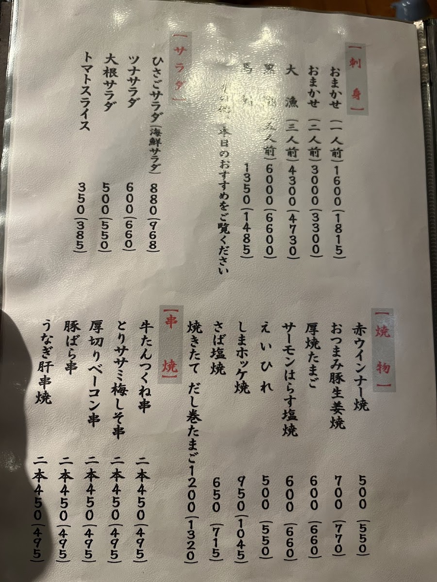 Menu Hisagotei-7