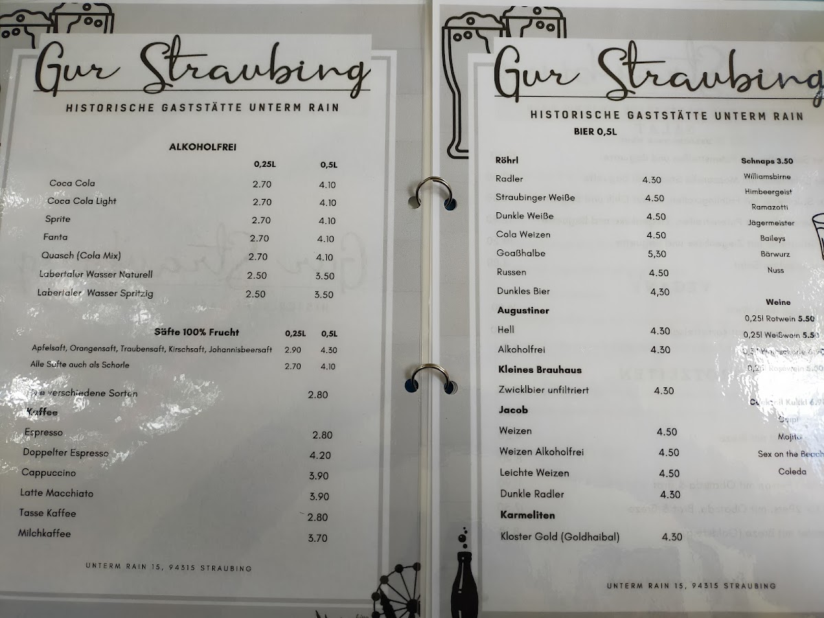 Menu Historische Gaststätte Unterm Rain-3