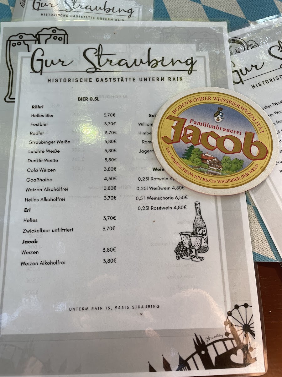 Menu Historische Gaststätte Unterm Rain-5