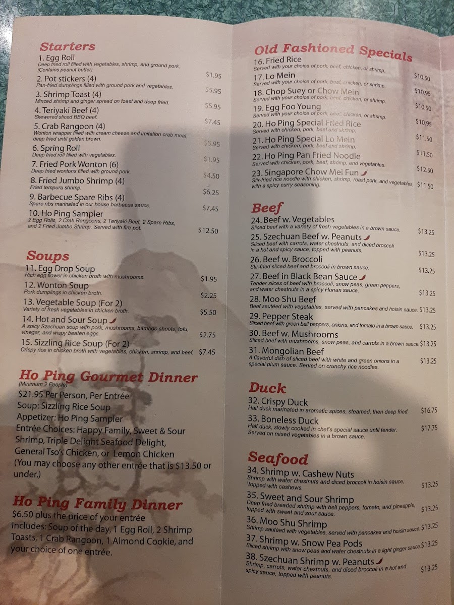 Menu Ho Ping Garden-9
