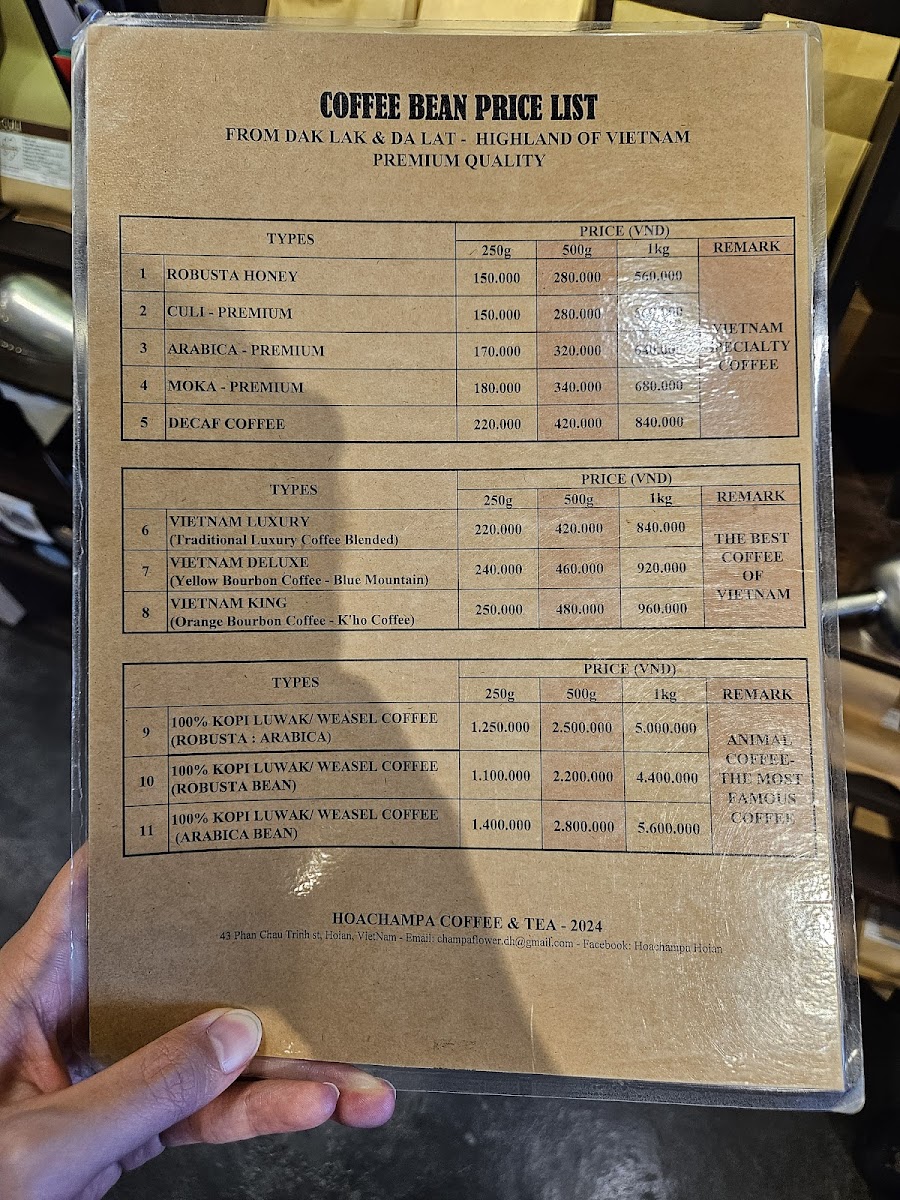 Menu Hoachampa Coffee & Tea-4