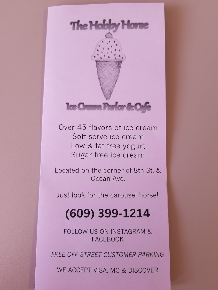 Menu Hobby Horse Ice Cream Parlor & Cafe-5