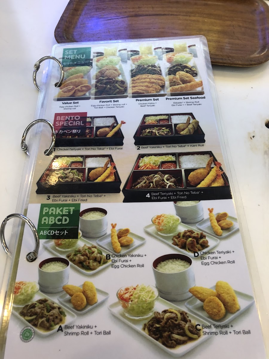 Menu Hokben - Tunjungan Plaza 3-10