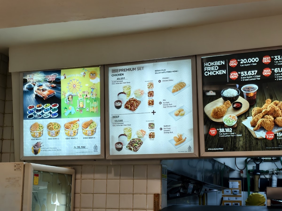 Menu Hokben - Tunjungan Plaza 3-5