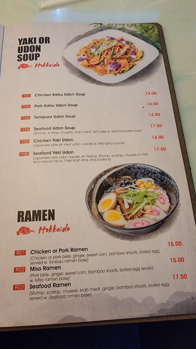 Menu Hokkaido Japanese Restaurant-3